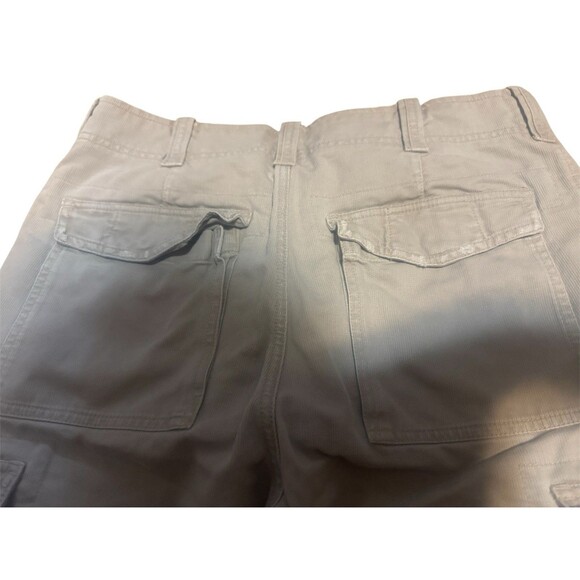 Abercrombie And Fitch Cargo Pants Mens 32 R Vintage Military Style Trouser Beige - Picture 10 of 10